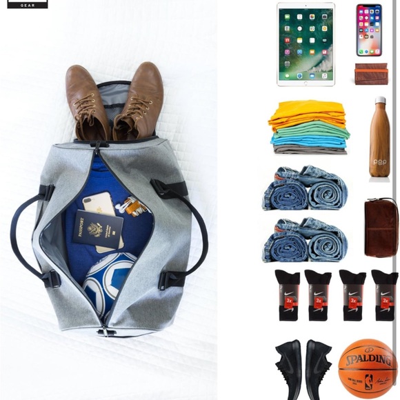 Peak Gear Duffle Bag for Travel 42L..(NWT)grey - Picture 5 of 5